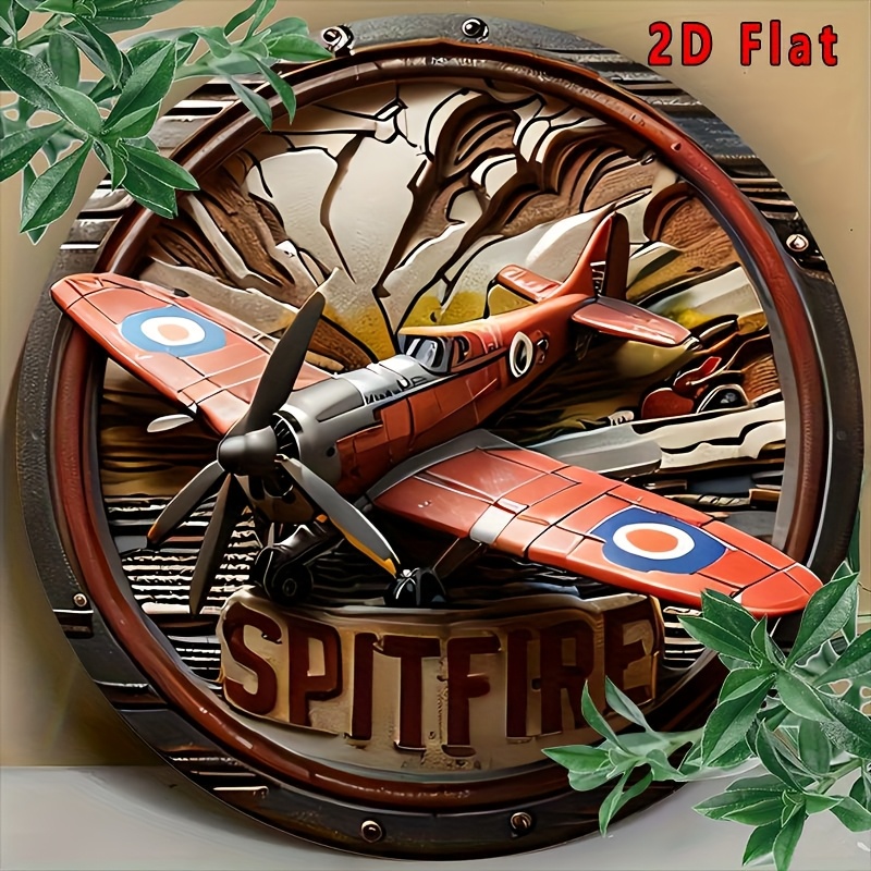 Vintage Collectible Signs - 2D مسطح - قطعة واحدة من