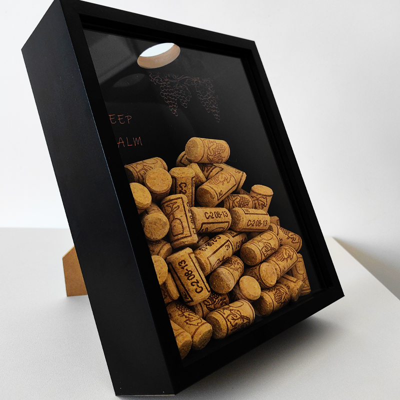 إطار عرض الفلين النبيذ الأحمر  - مراجعة Vintage Collectible Bottles وسعره