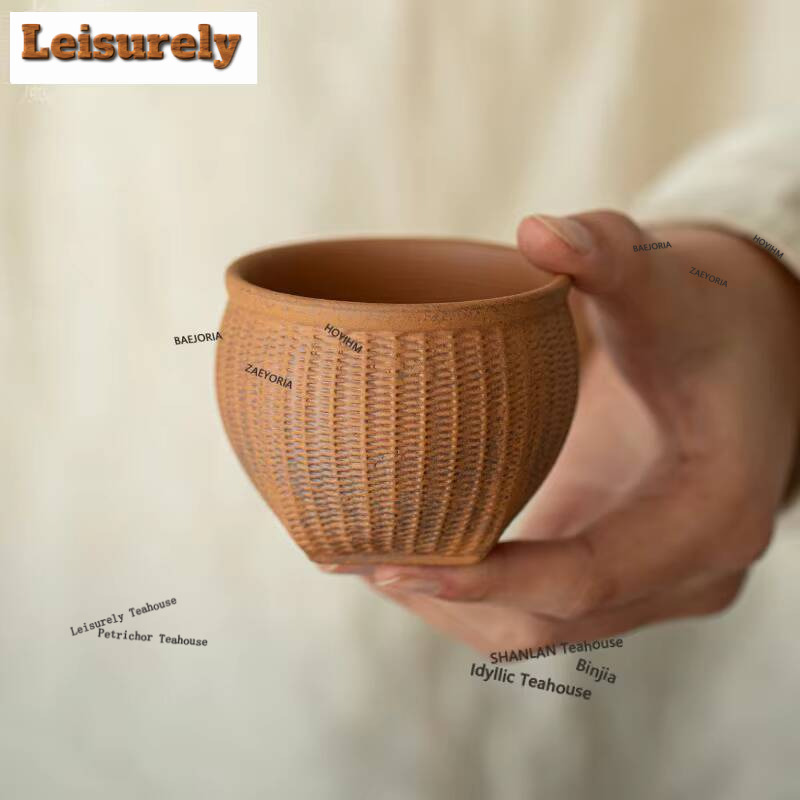 100 مل كوب شاي من طين الصخور ا - مراجعة Vintage Collectible Pottery وسعره