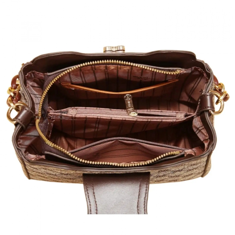 حقيبة كتف مطبوعة بتصميم عتيق،  - مراجعة Vintage Zipper وسعره