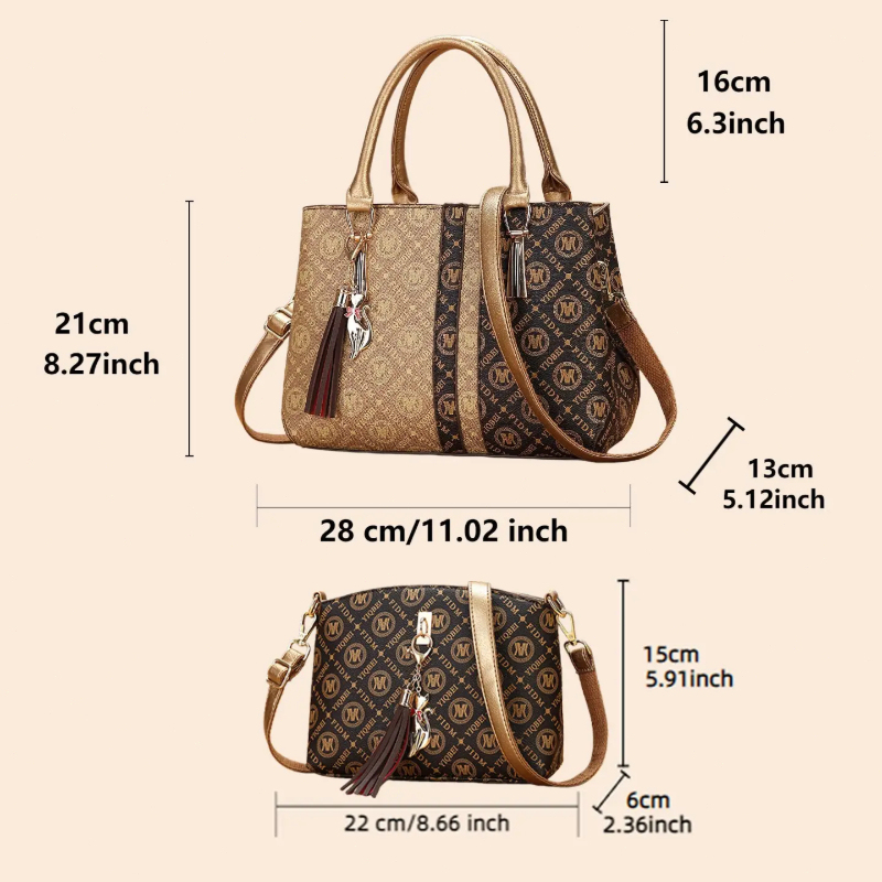مجموعة حقائب يد نسائية مع حقيب - مراجعة Vintage Zipper وسعره