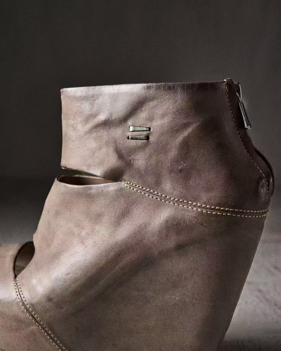 أحذية نسائية صيفية جديدة بتصمي - مراجعة Vintage Zipper وسعره