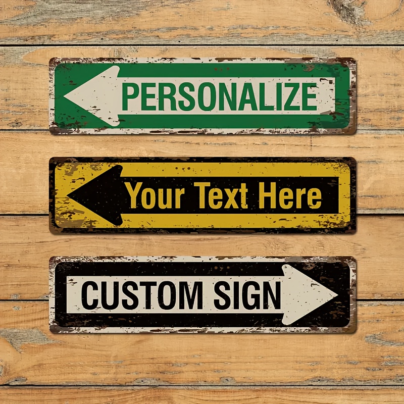 لوحة معدنية عتيقة بتصميم سهم ا - مراجعة Vintage Collectible Signs وسعره