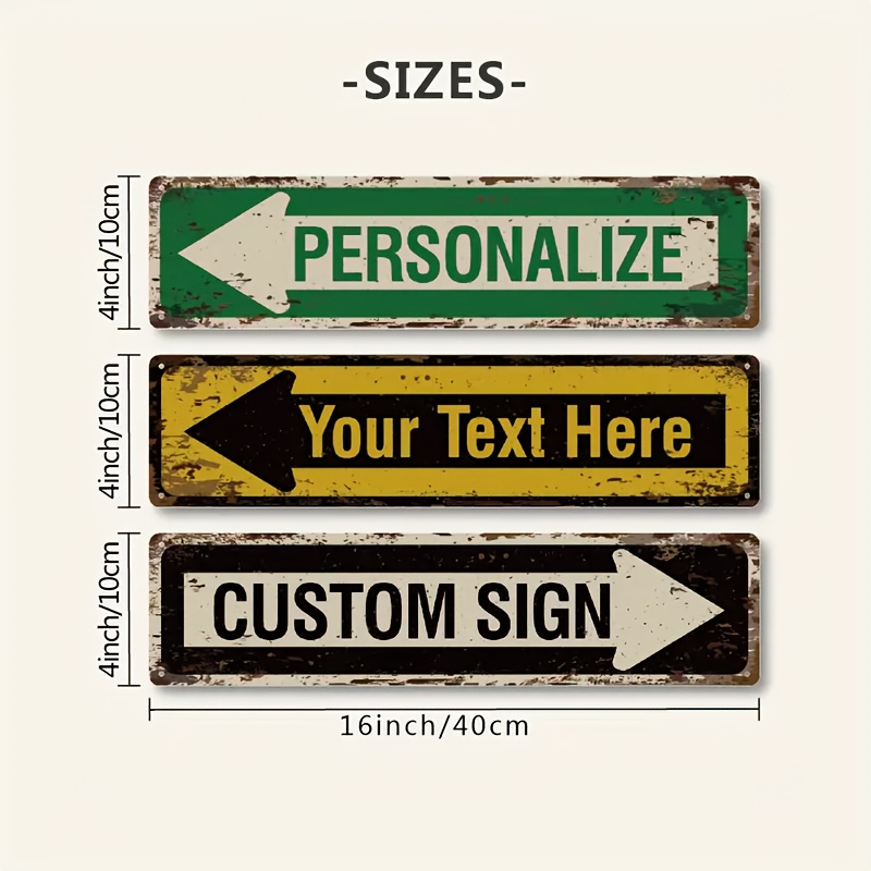 لوحة معدنية عتيقة بتصميم سهم ا - مراجعة Vintage Collectible Signs وسعره