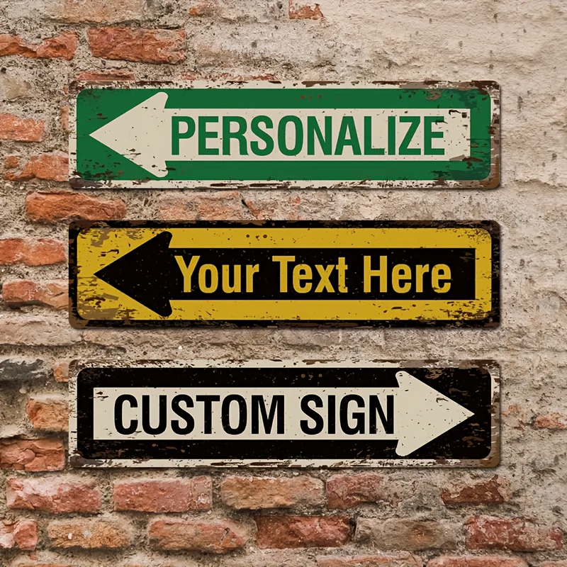 لوحة معدنية عتيقة بتصميم سهم ا - مراجعة Vintage Collectible Signs وسعره