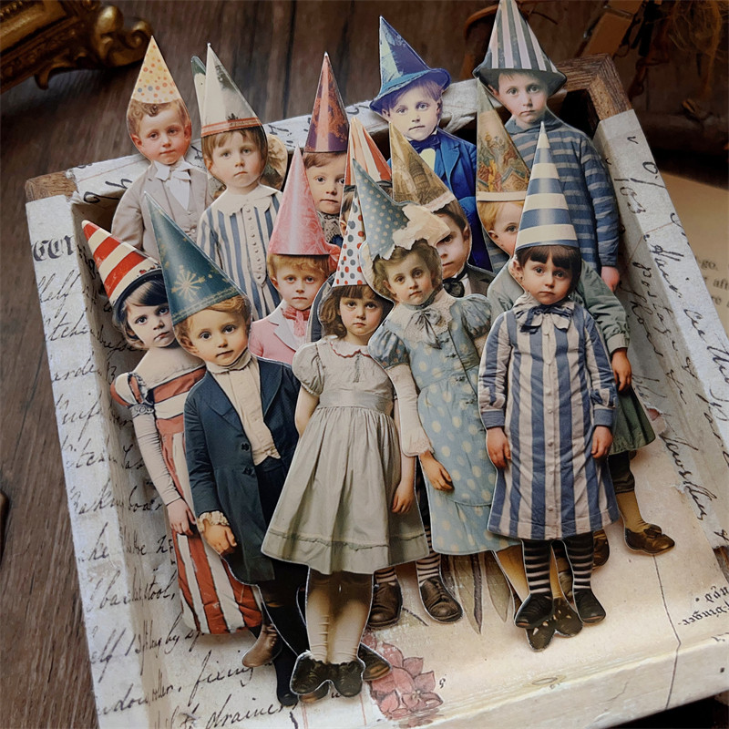 15 قطعة من دمى الورق الكرتونية - مراجعة Vintage Collectible Dolls وسعره