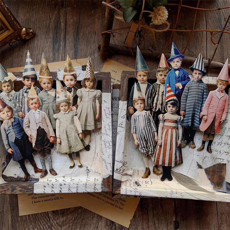 15 قطعة من دمى الورق الكرتونية - مراجعة Vintage Collectible Dolls وسعره