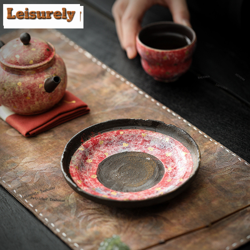 صينية شاي يدوية الصنع من HOYIH - مراجعة Vintage Collectible Pottery وسعره