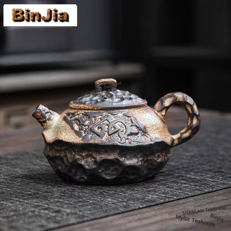 إبريق شاي صخري ياباني قديم ، إ - مراجعة Vintage Collectible Pottery وسعره