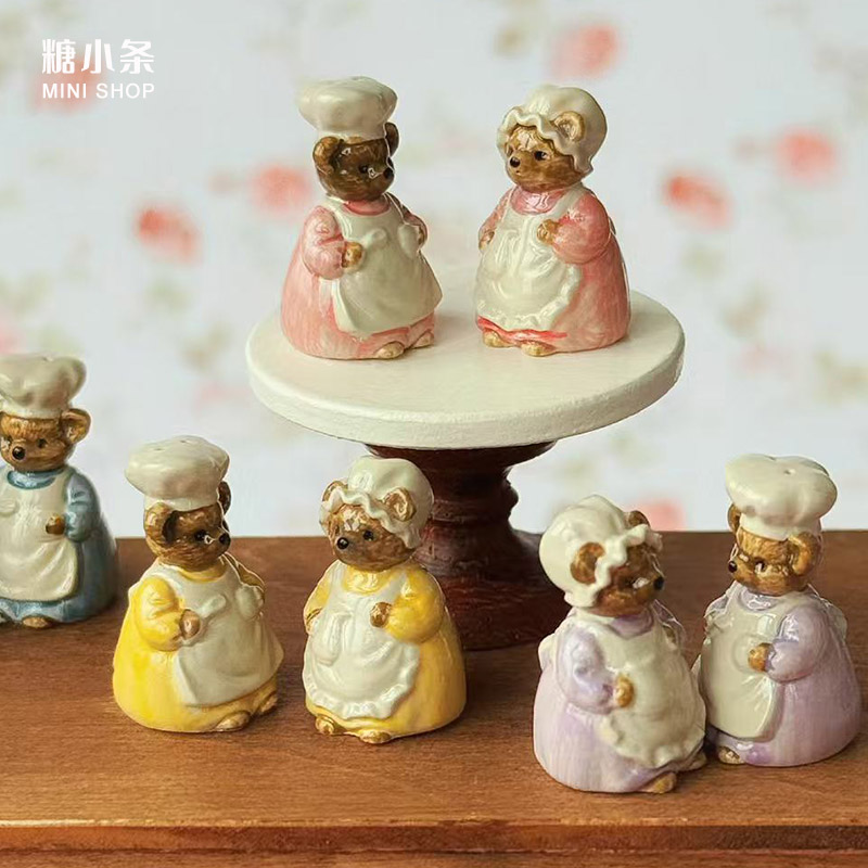 1:6 1:12 مصغرة خمر الدب زجاجة  - مراجعة Vintage Collectible Dolls وسعره