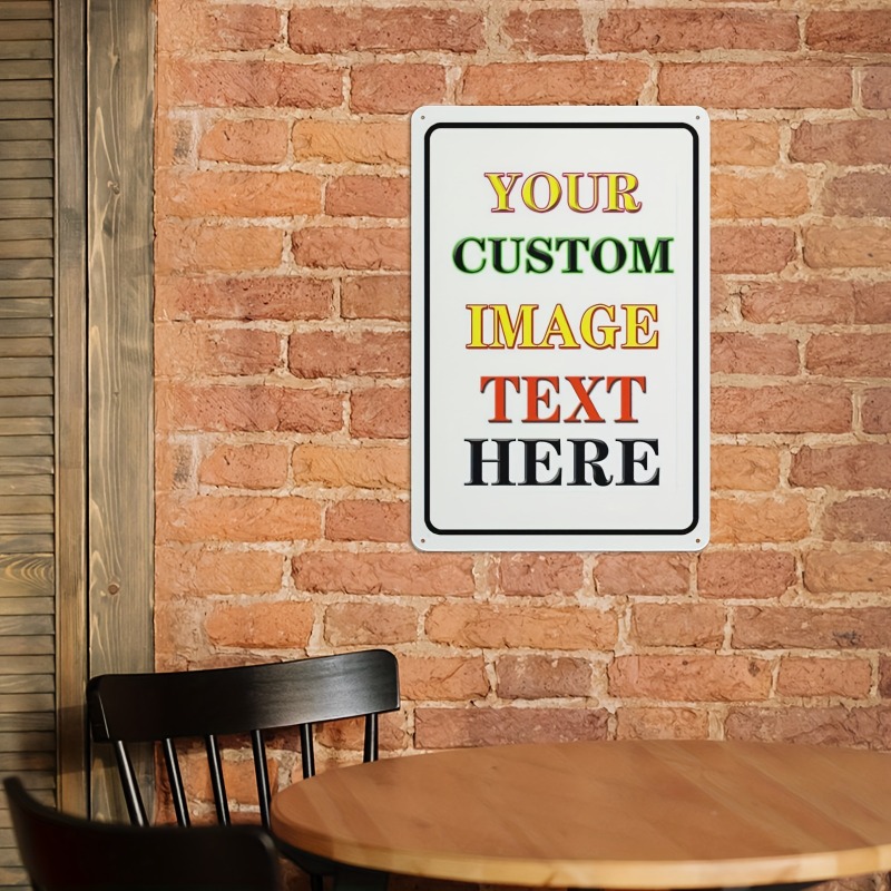 لوحة حديدية مستطيلة مخصصة بصور - مراجعة Vintage Collectible Signs وسعره