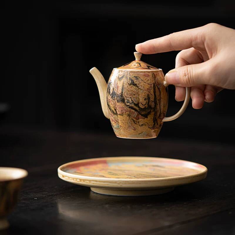 إبريق شاي يدوي الصنع على طراز  - مراجعة Vintage Collectible Pottery وسعره