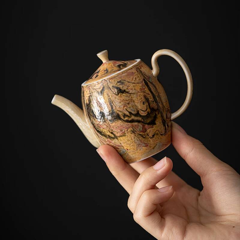 إبريق شاي يدوي الصنع على طراز  - مراجعة Vintage Collectible Pottery وسعره