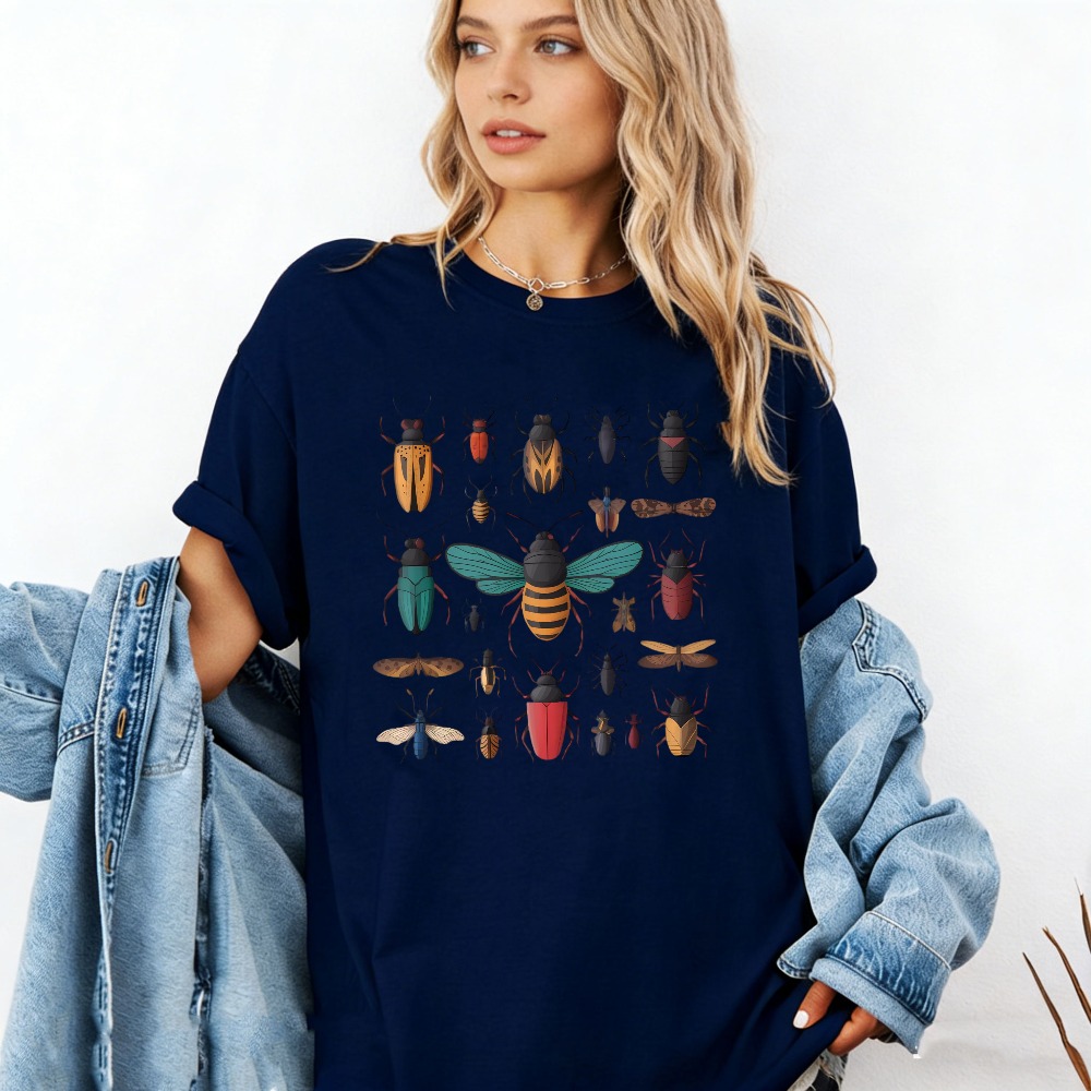 تي شيرت قطني كاجوال بطبعة حشرا - مراجعة Collectible Vintage T Shirts وسعره