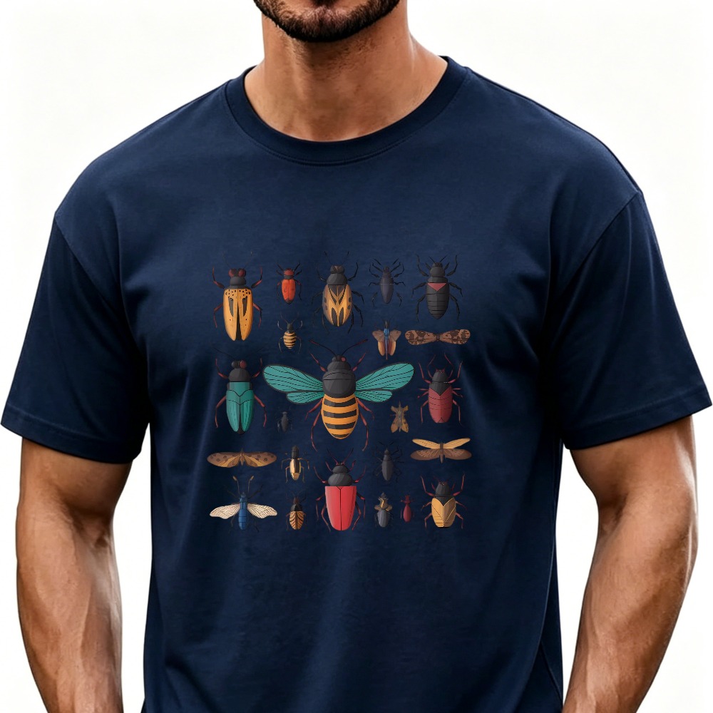 تي شيرت قطني كاجوال بطبعة حشرا - مراجعة Collectible Vintage T Shirts وسعره