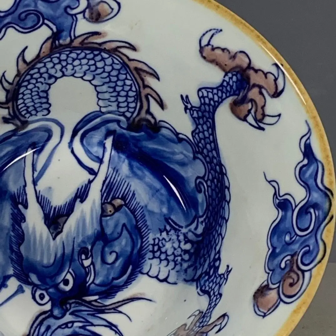 وعاء خزفي أزرق ونحاسي أحمر على - مراجعة Vintage Collectible Pottery وسعره